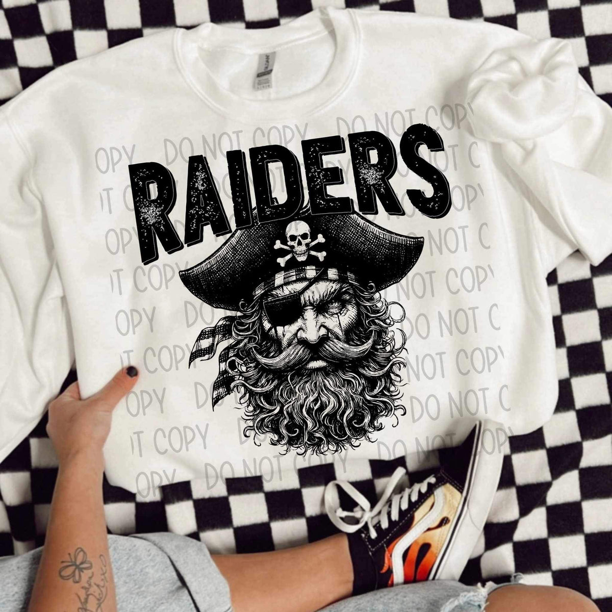 Raiders BLACK (SWD) 21607 DTF transfer