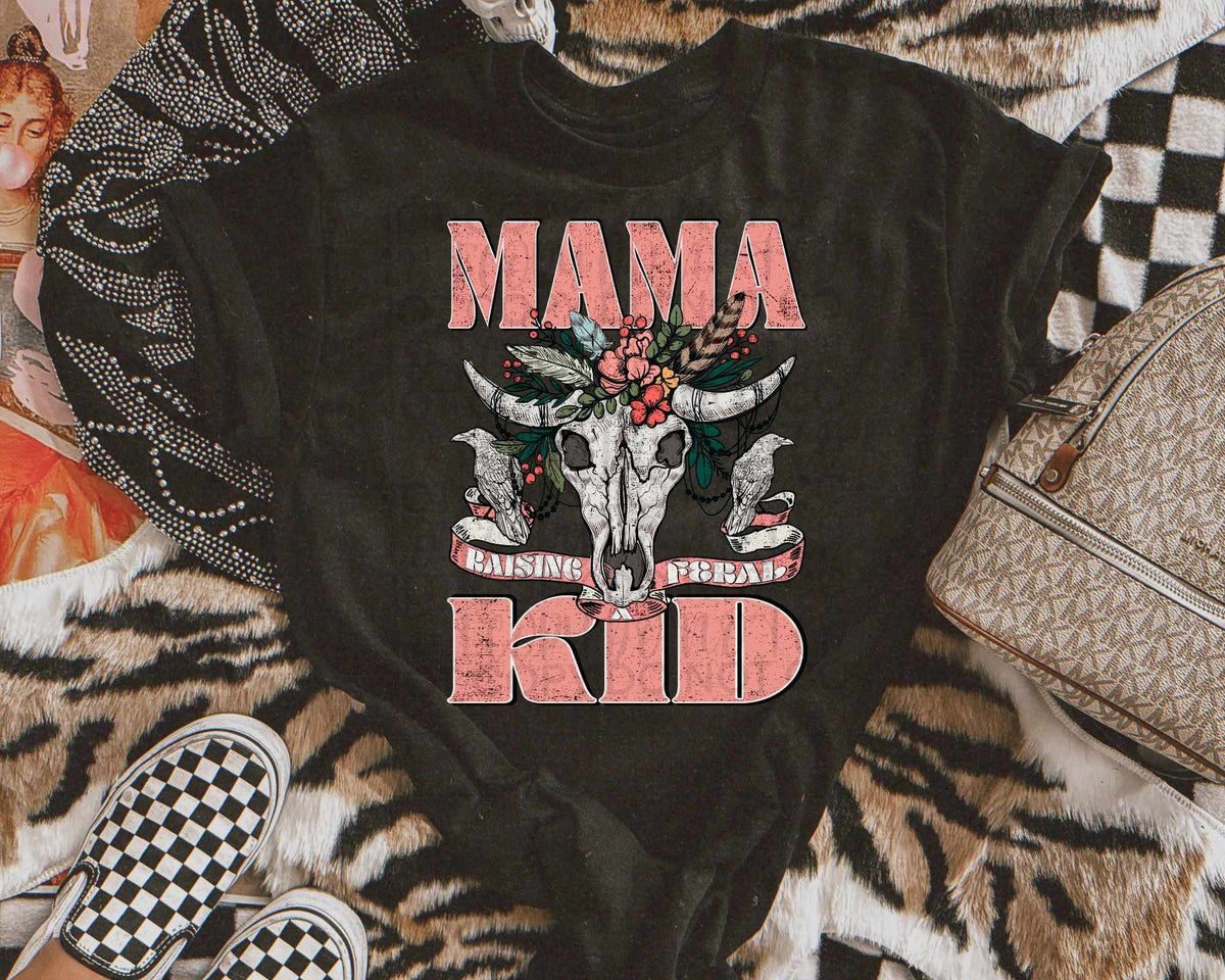 Mama raising feral kid bull (SSD) 31983 DTF transfer