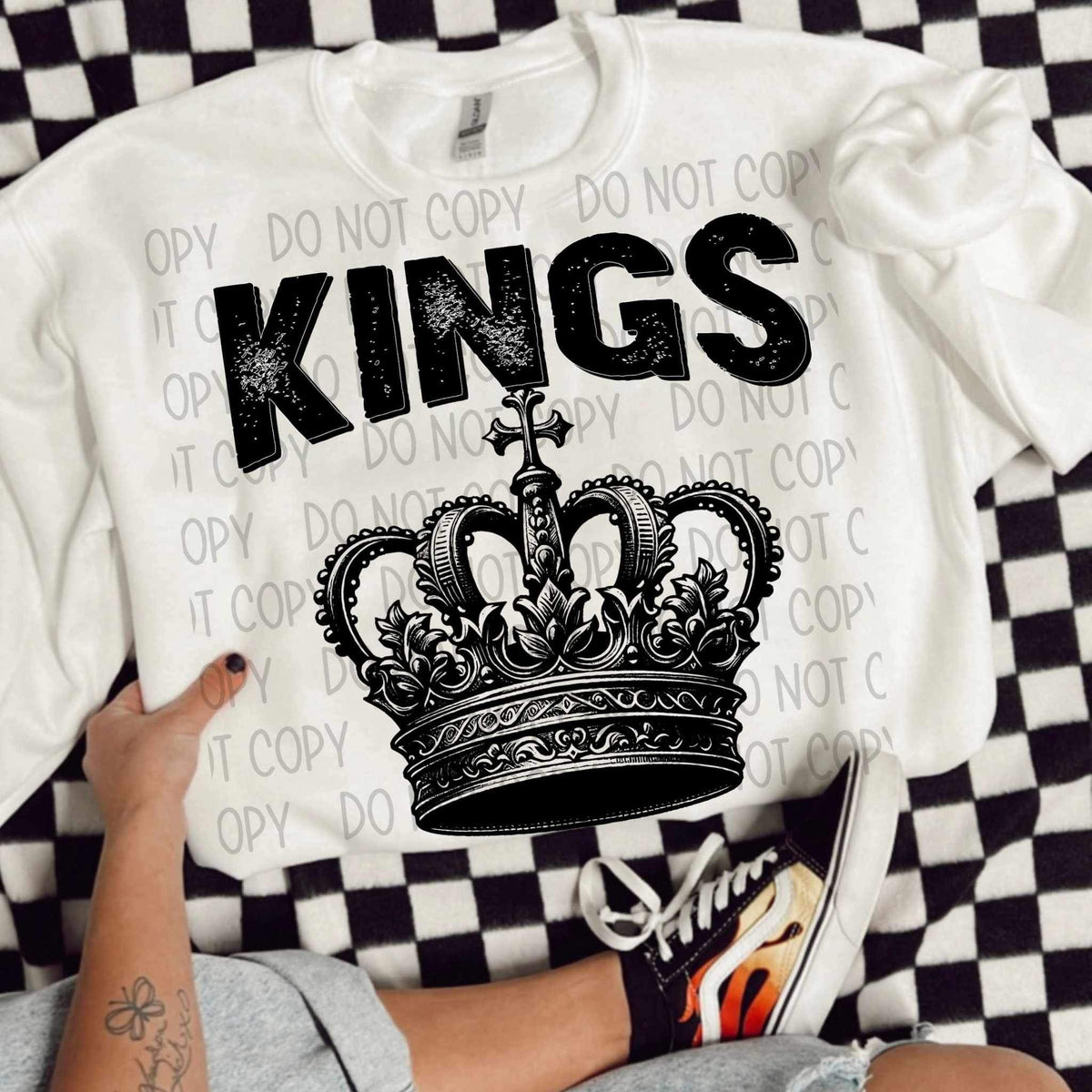 Kings BLACK (SWD) 21605 DTF transfer