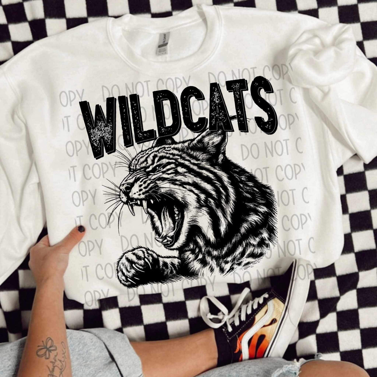 Wildcats BLACK (SWD) 21602 DTF transfer