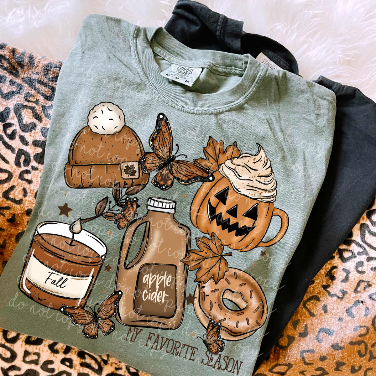 Fall my favorite season collage MMD DTF transfer