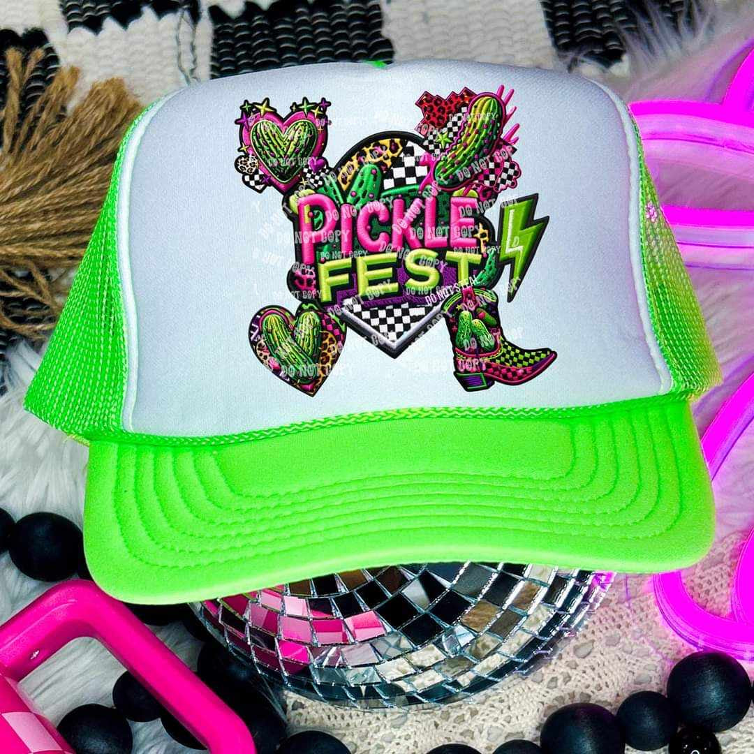 Pickle fest boots and pickles (HW) 32008 DTF transfer