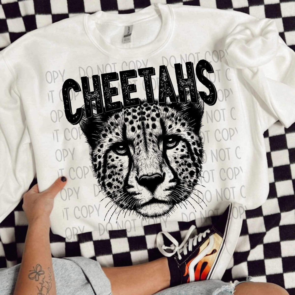 Cheetahs BLACK (SWD) 21599 DTF transfer