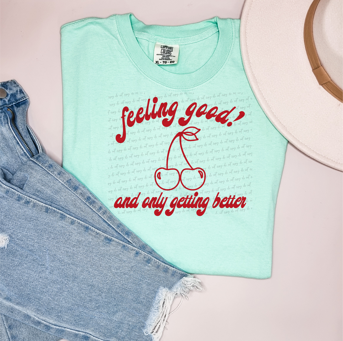 Feeling Good (cherries) 30076 DTF transfer