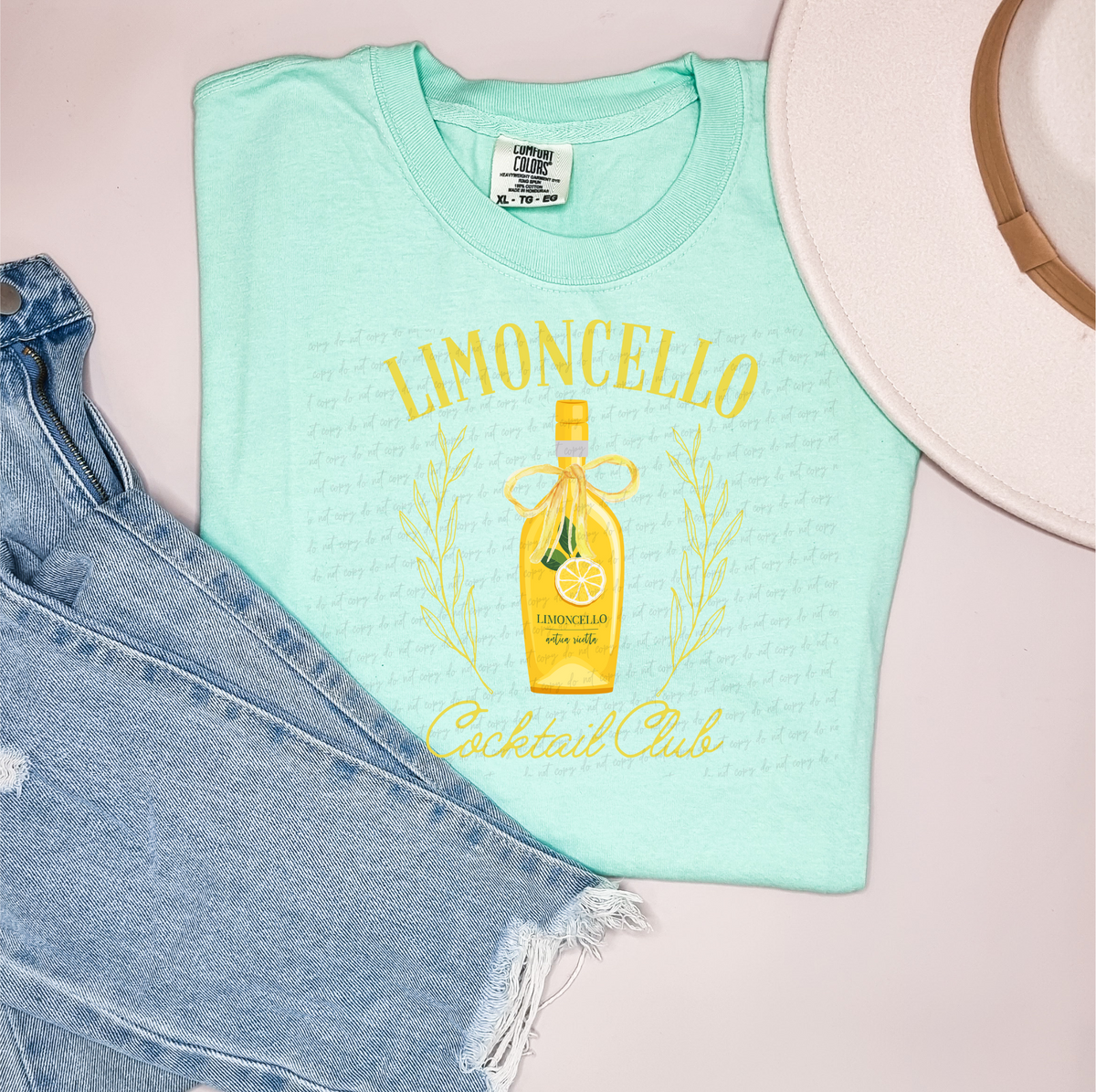 Limoncella Cocktail Club 30072 DTF transfer