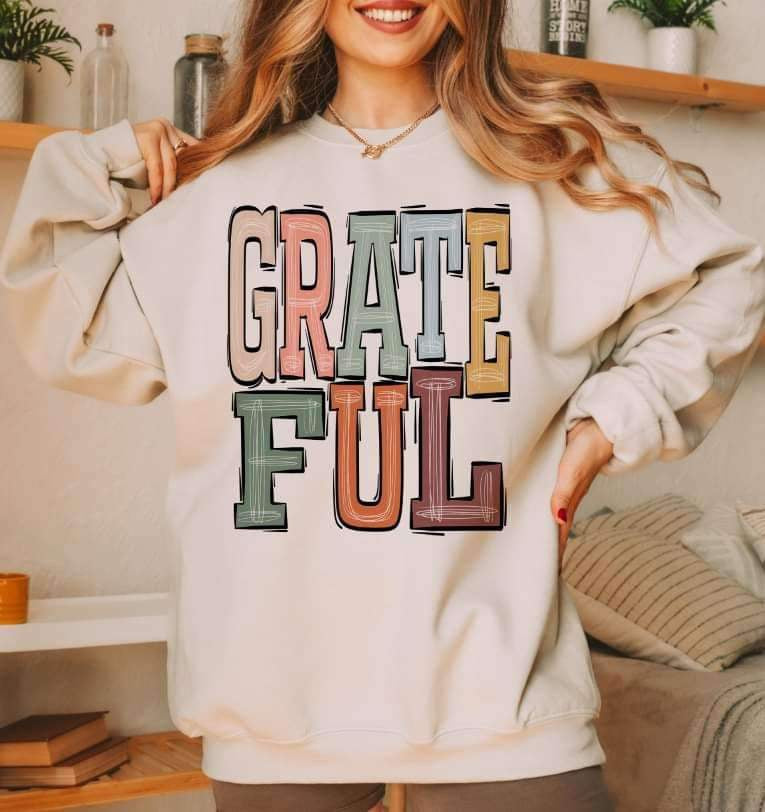 Grateful pastel color 16485 DTF Transfer