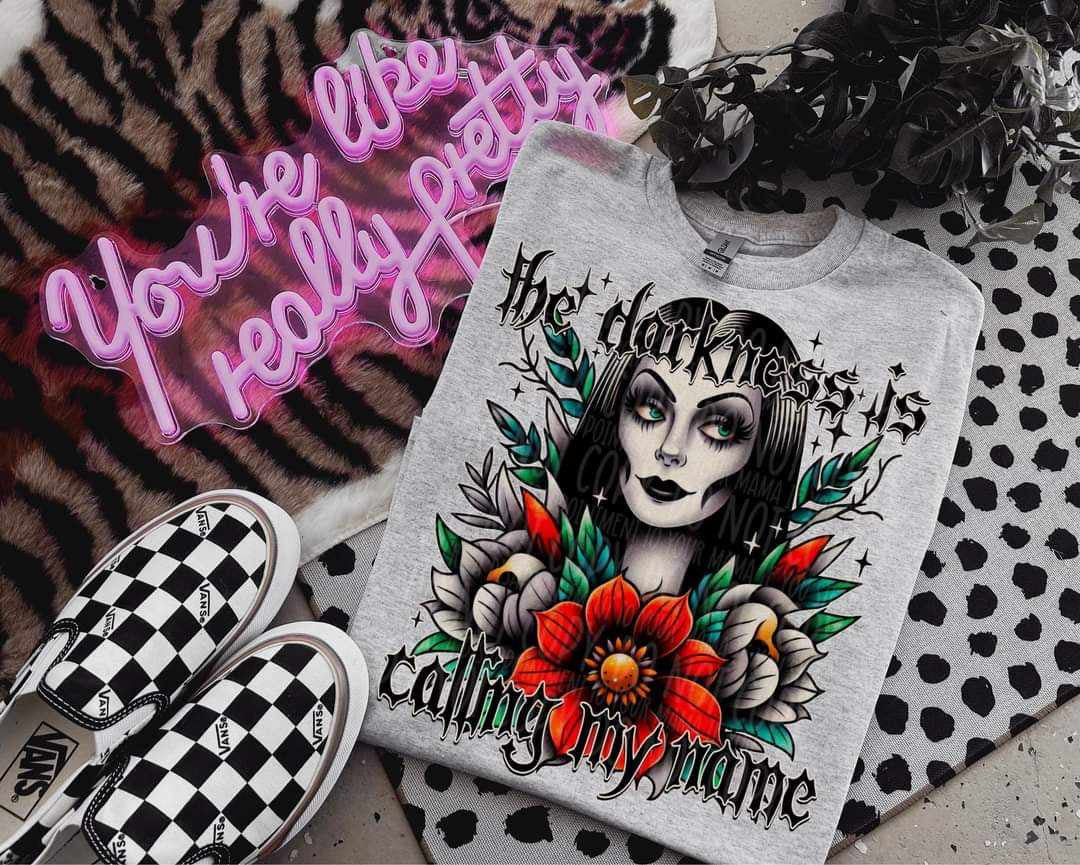 The darkness is calling my name (LYTTLE) 32023 DTF transfer