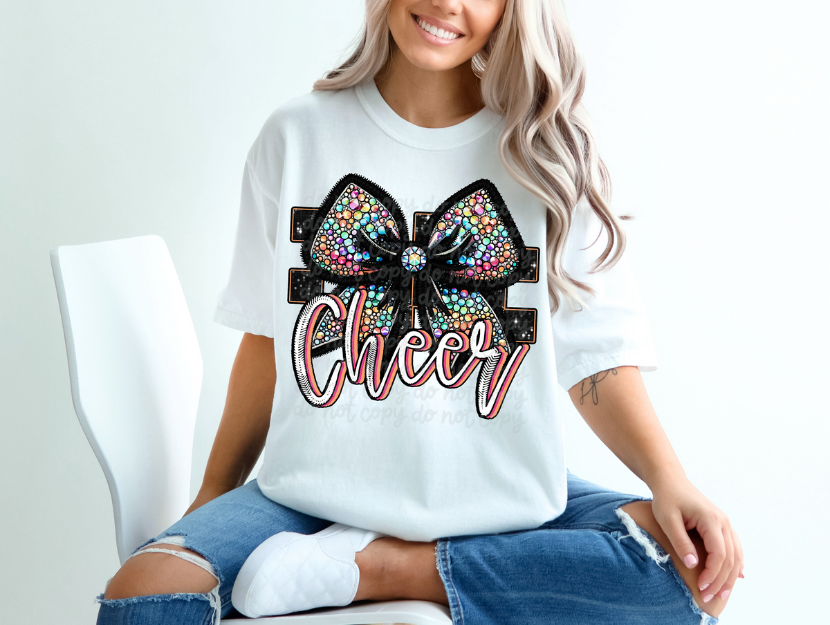 Cheer bow (balls) (C's) DTF transfers