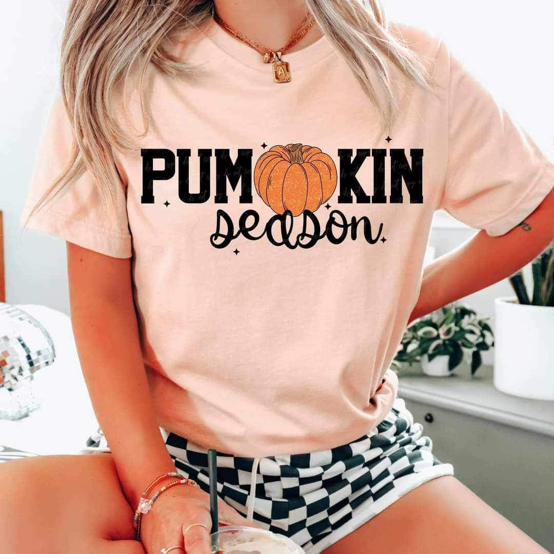 Pumpkin season orange 34407 DTF Transfer