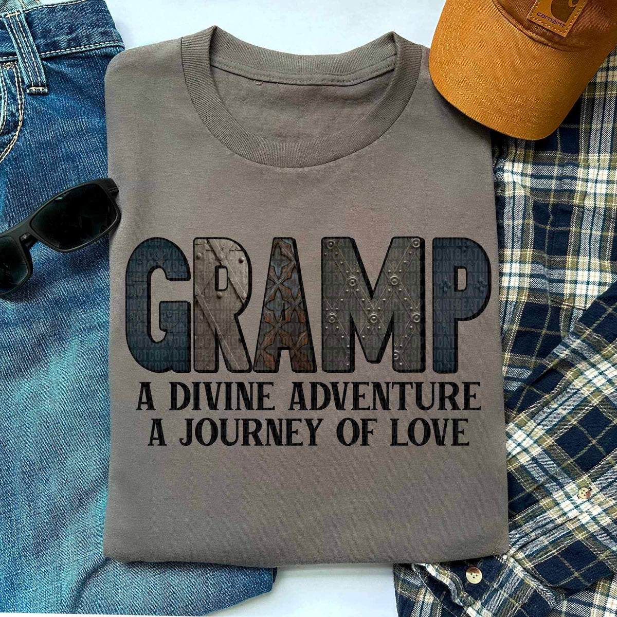 Gramp a divine adventure a journey of love 21747 DTF transfer