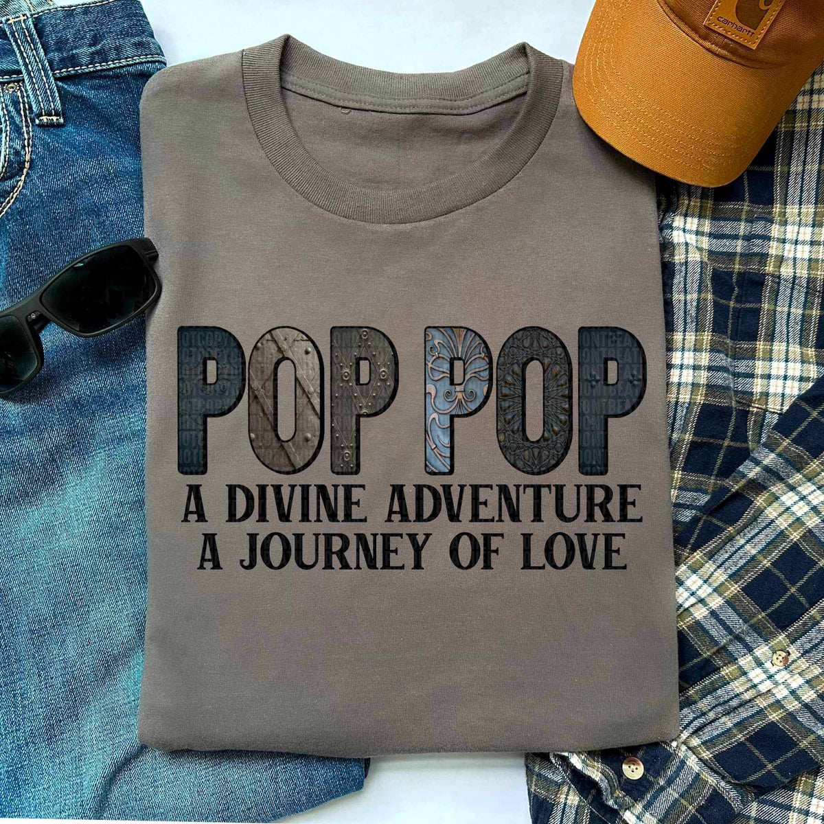 Pop pop a divine adventure a journey of love 21746 DTF transfer