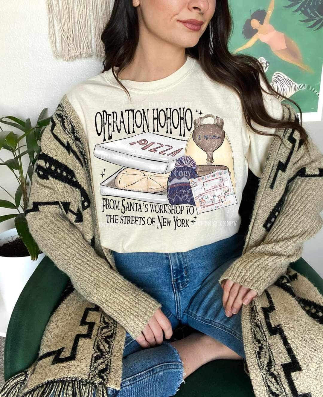 Operation hohoho from santas workshop to the streets of new york 16597 DTF Transfer