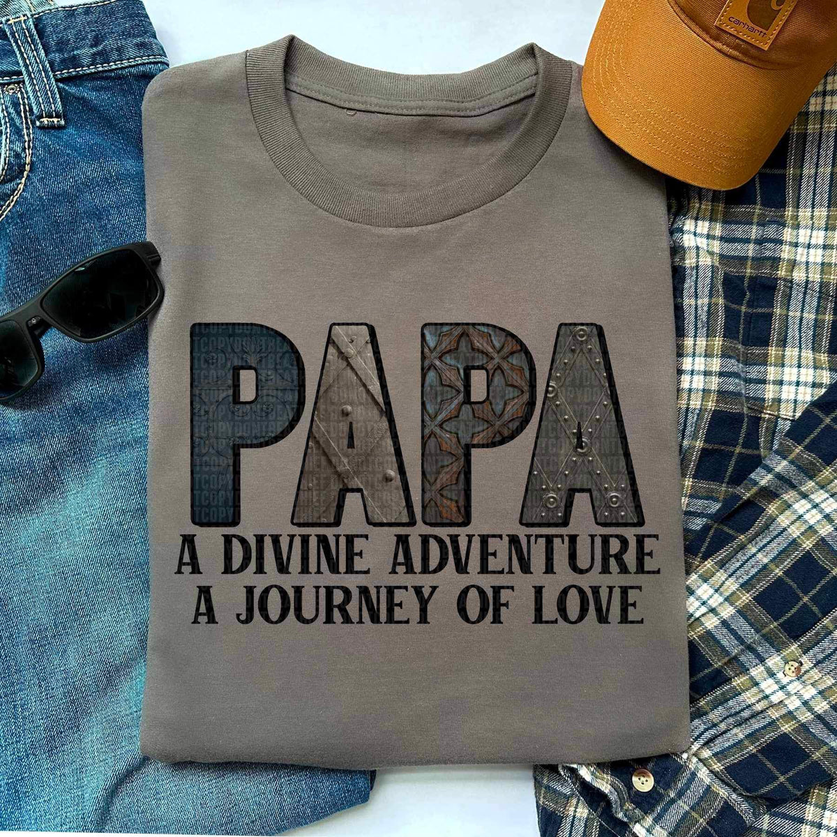 Papa a divine adventure a journey of love 21738 DTF transfer