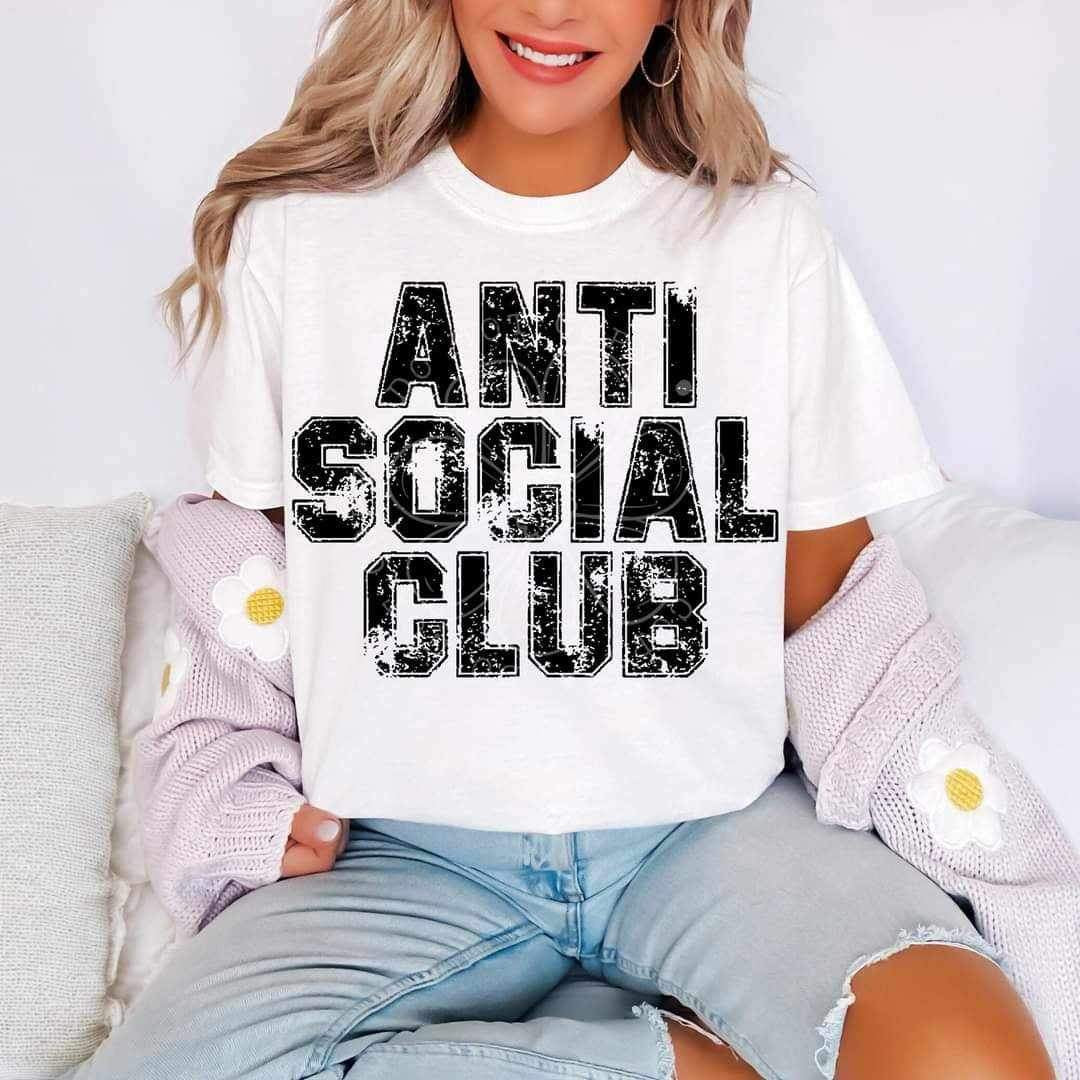 Anti social club grunge (lyttle) 34473 DTF Transfer