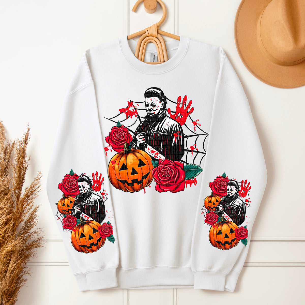 Mike Pumpkin Rose front only 113242 DTF transfer