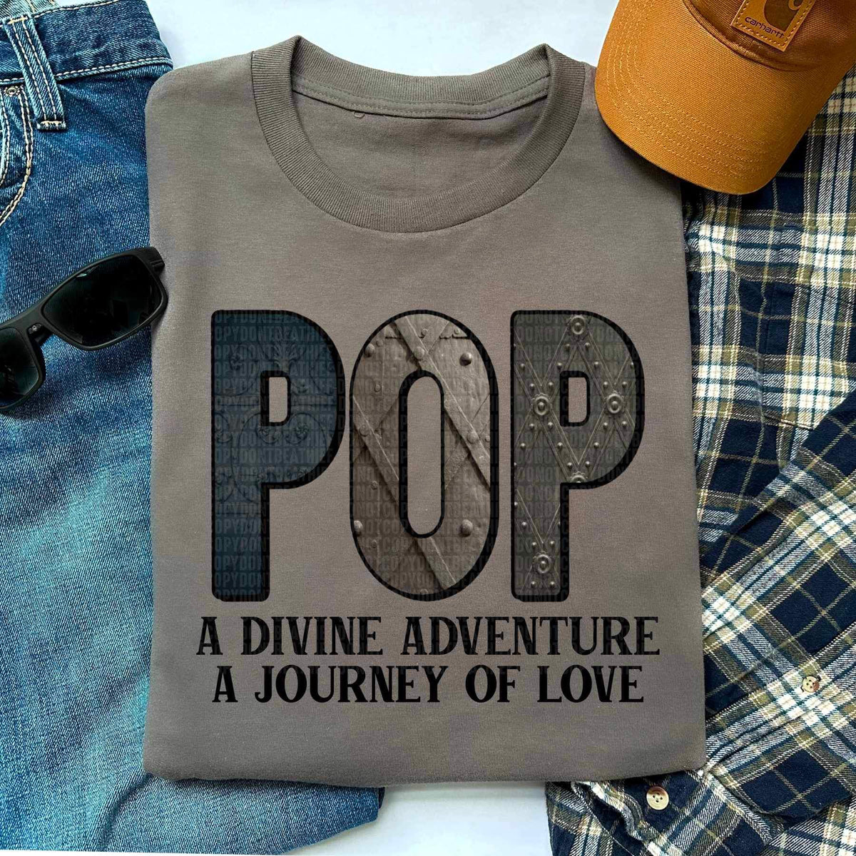 Pop a divine adventure a journey of love 21730 DTF transfer