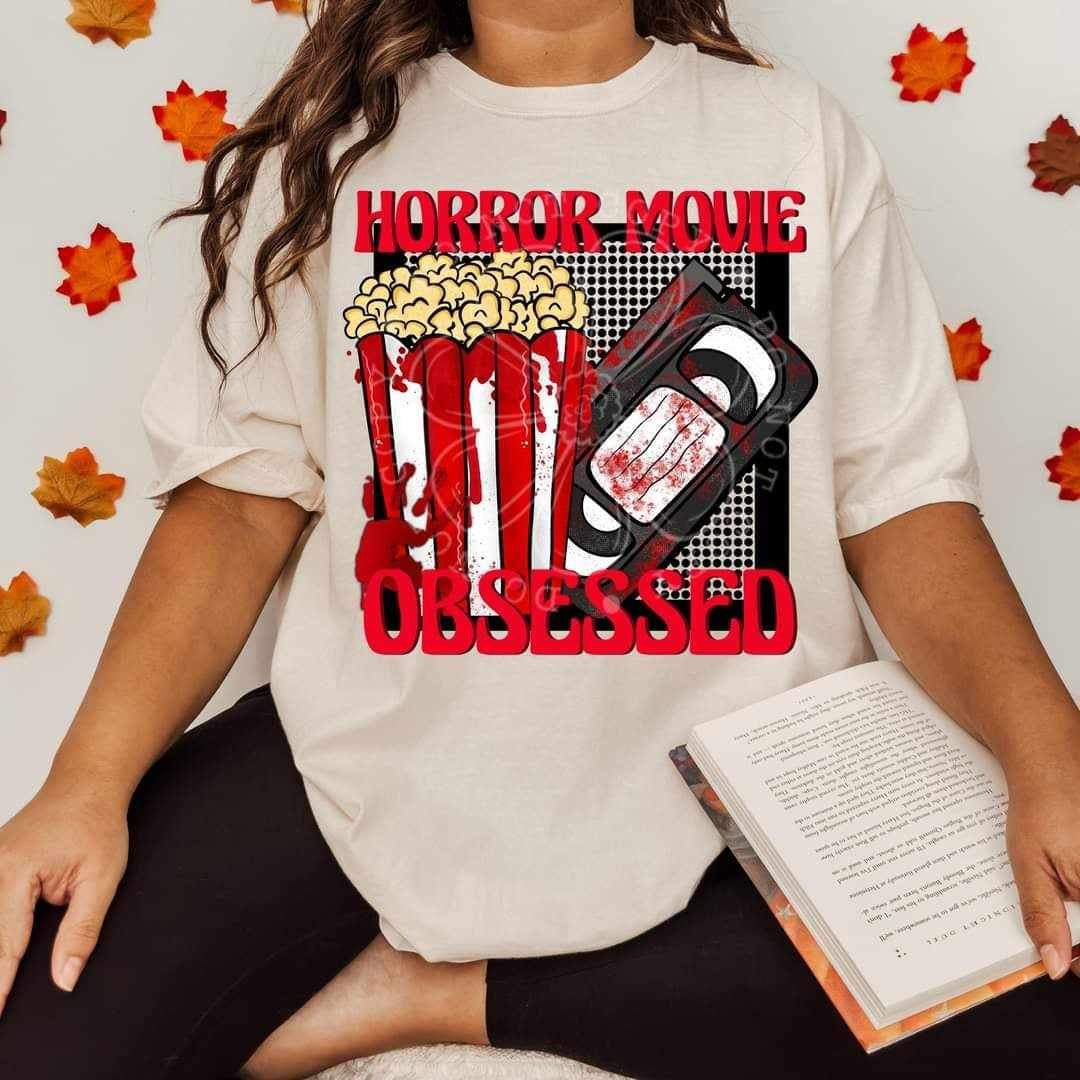 Horror movie obsessed (lyttle) 34451 DTF Transfer
