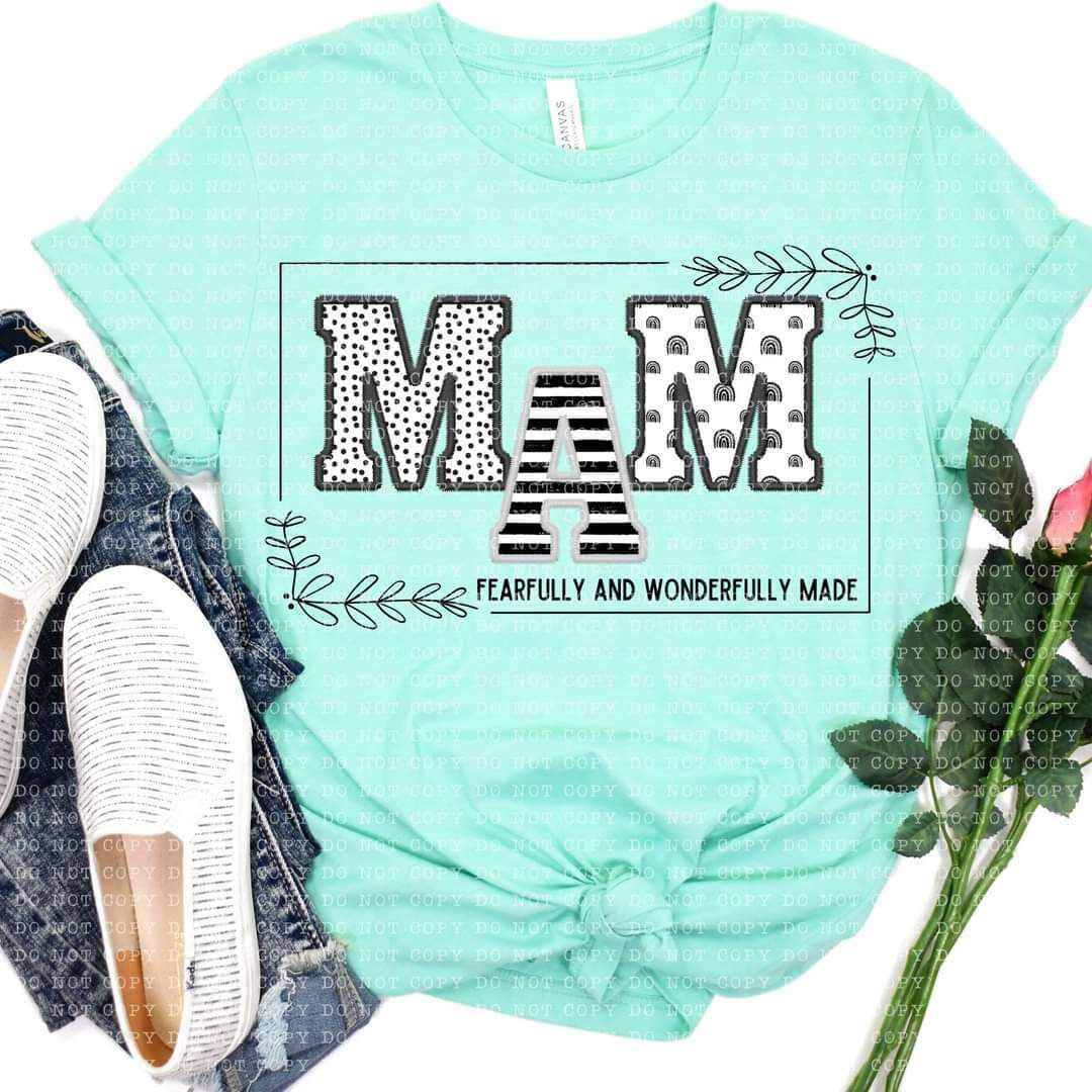Mam fearfully and wonderfully made 21901 DTF transfer