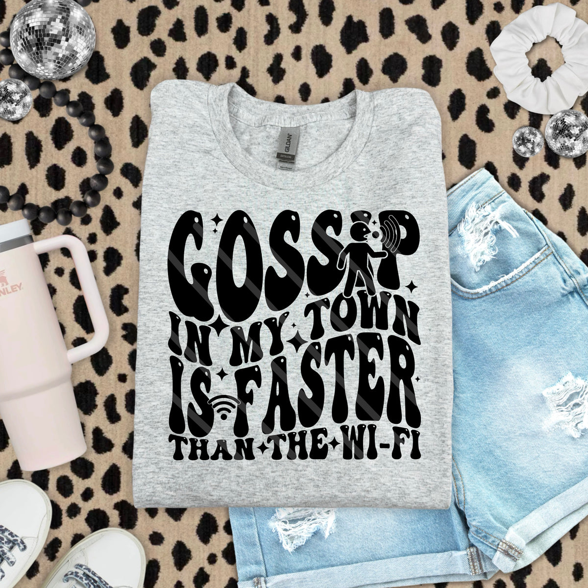 Gossip in my Town HW 114177 DTF transfer
