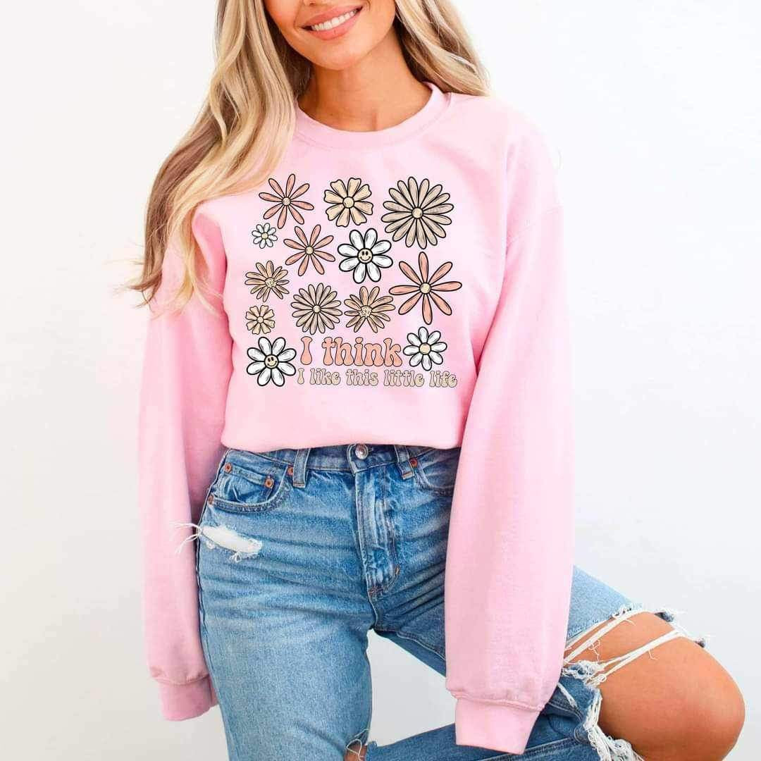 I think i like this little life flowers 21849 DTF transfer