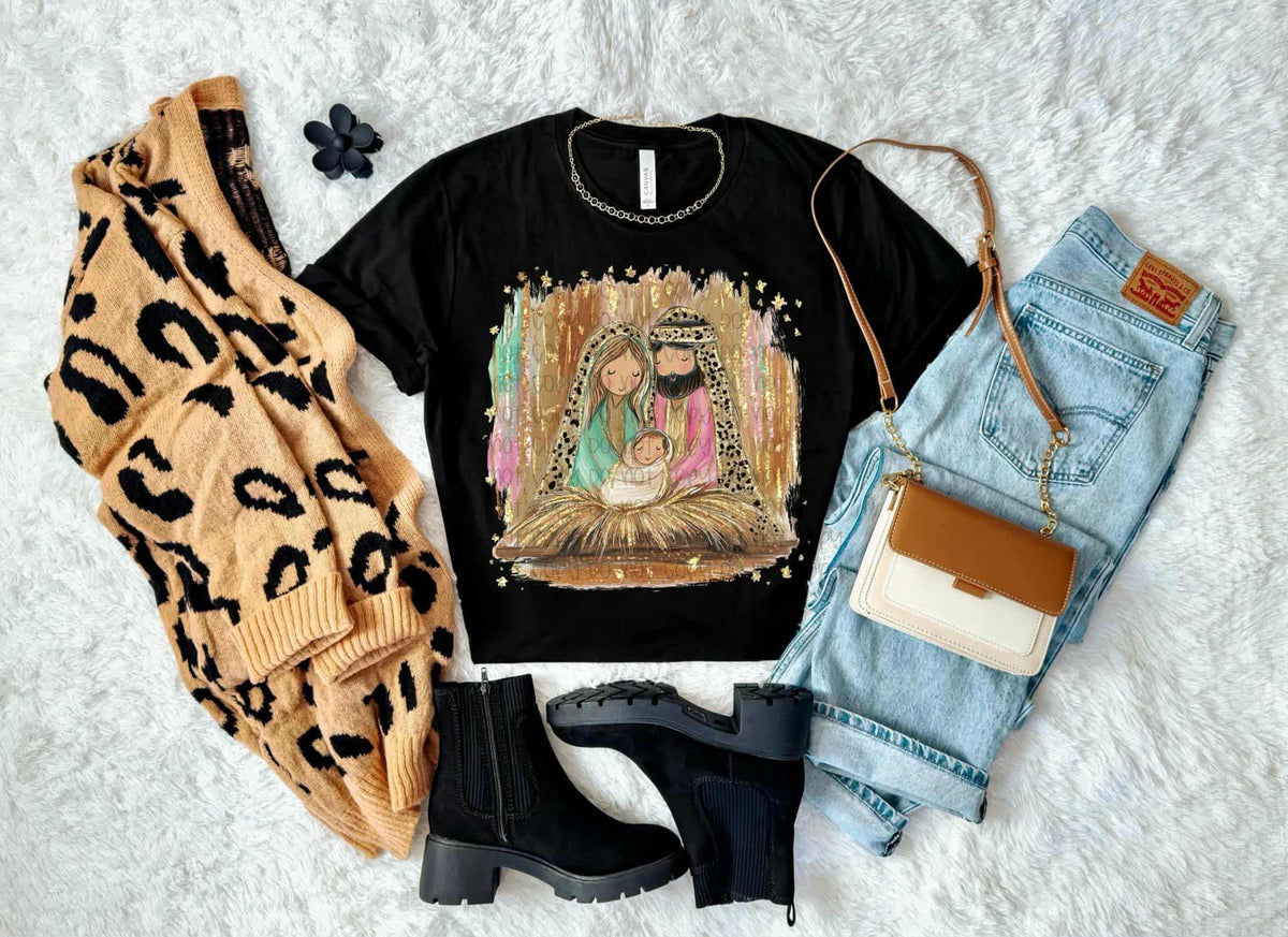 Nativity Brushstrokes SSD DTF transfer