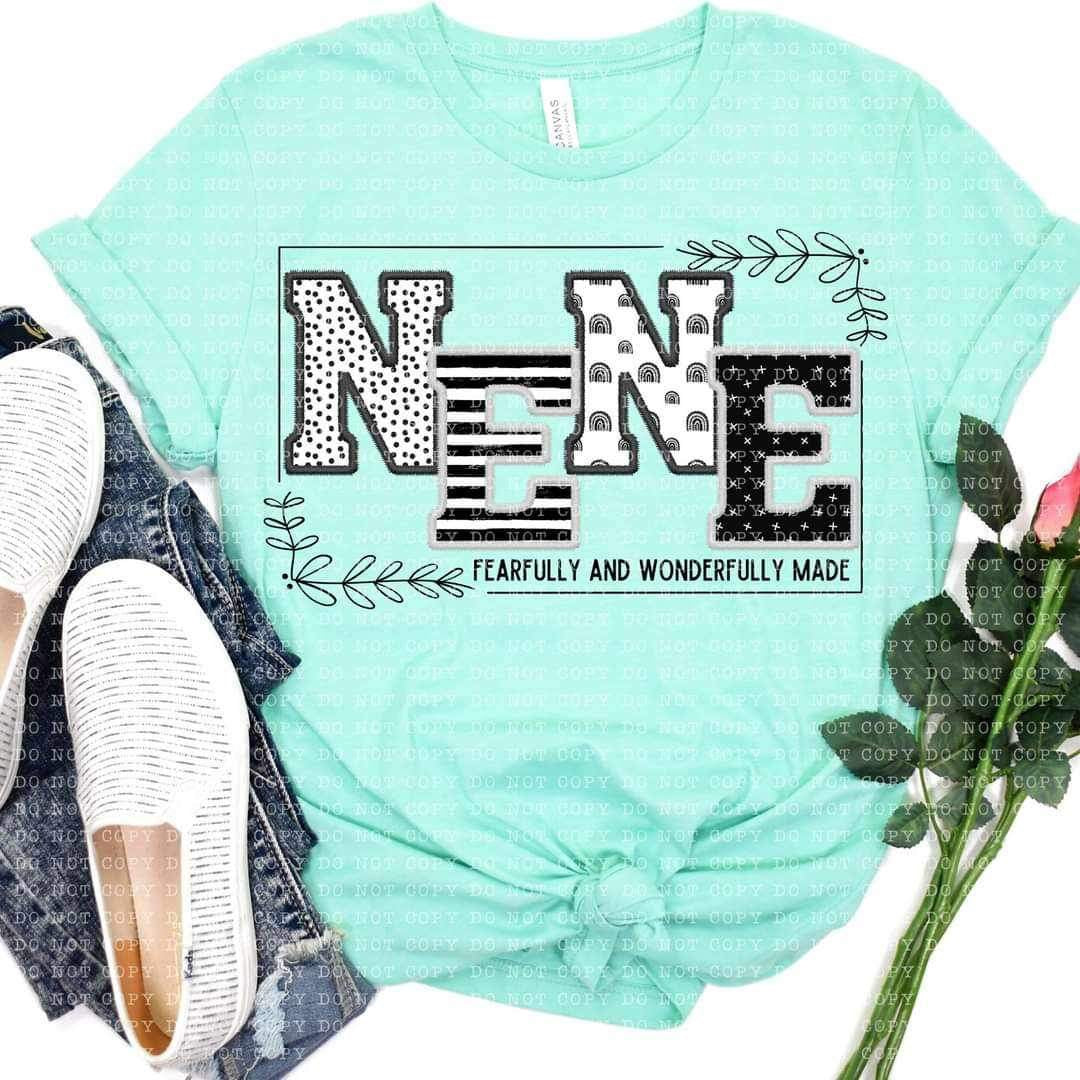 Nene fearfully and wonderfully made 21876 DTF transfer