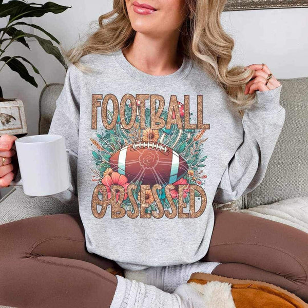 Football obsessed floral (LYTTLE) 21859 DTF transfer