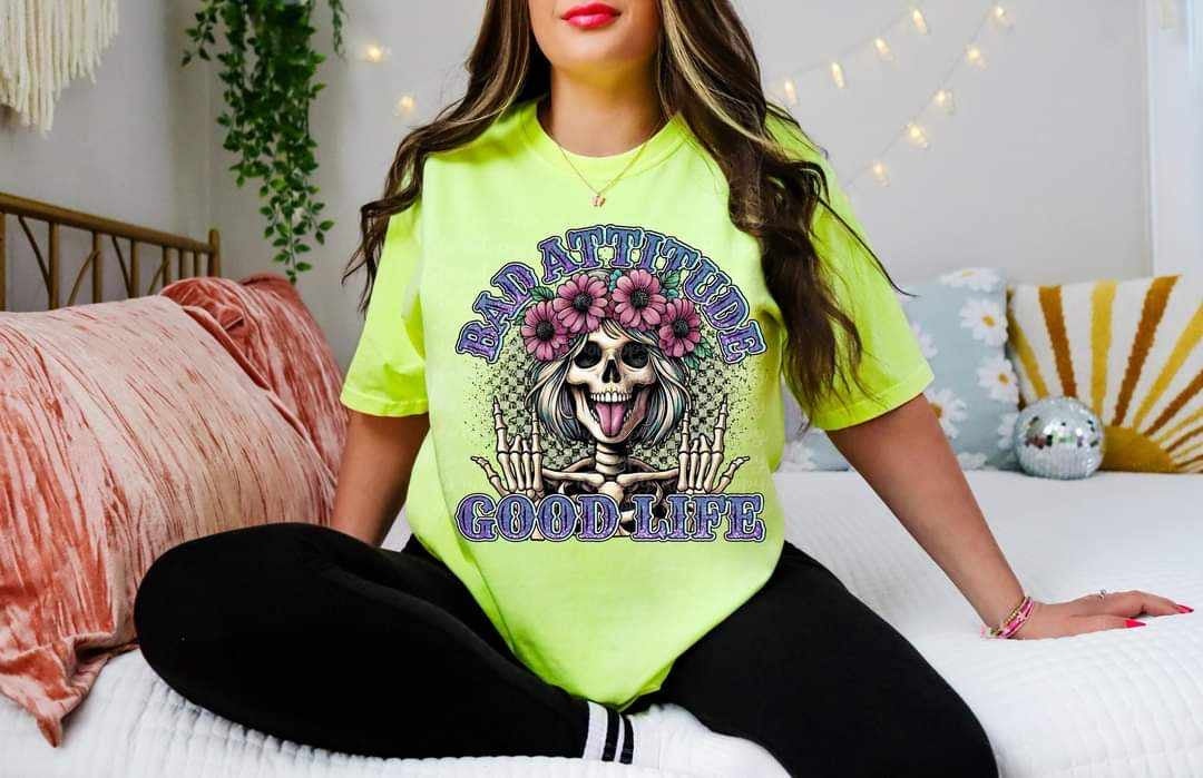 Rad attitude good life 32095 DTF transfer