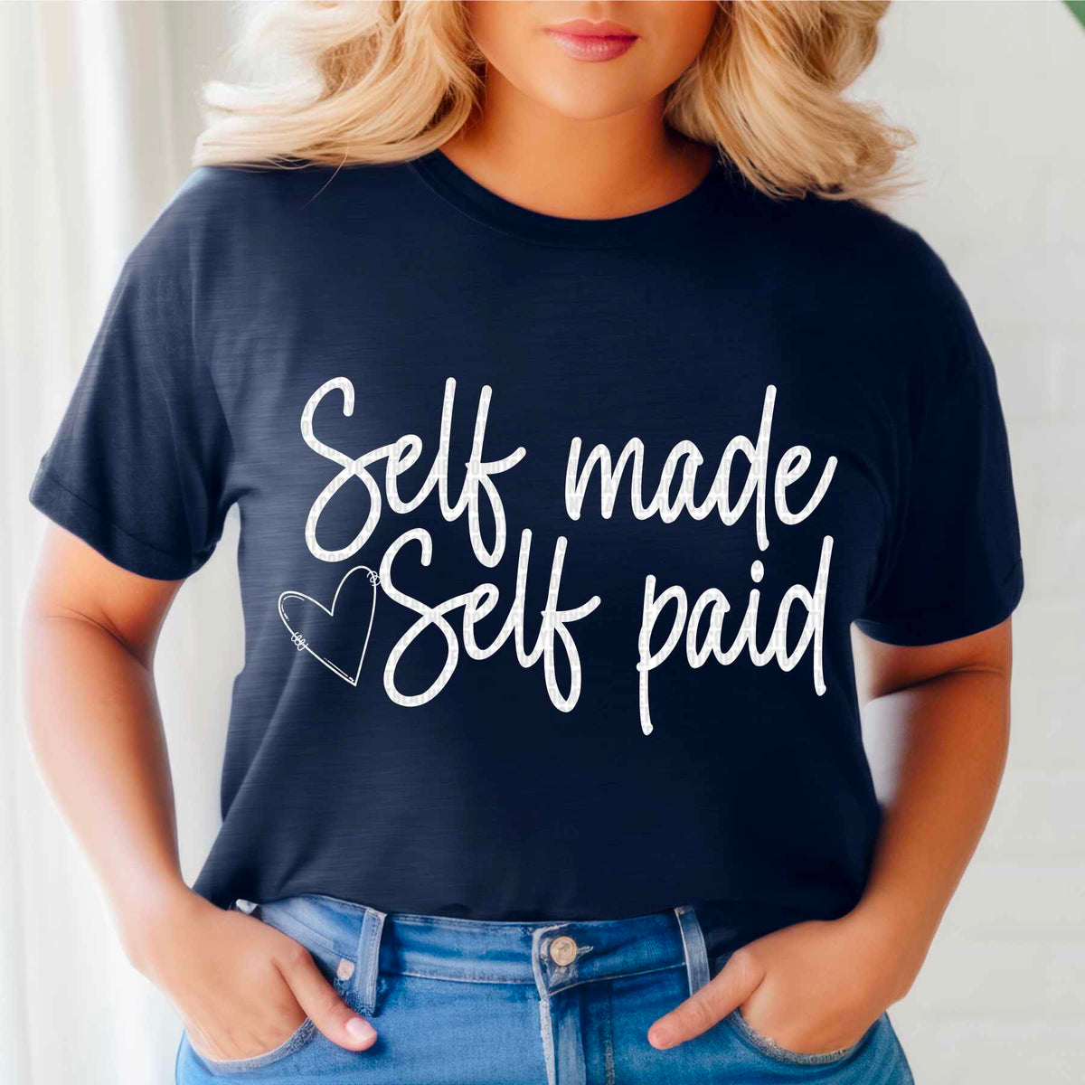 Self made self paid white 32091 DTF transfer