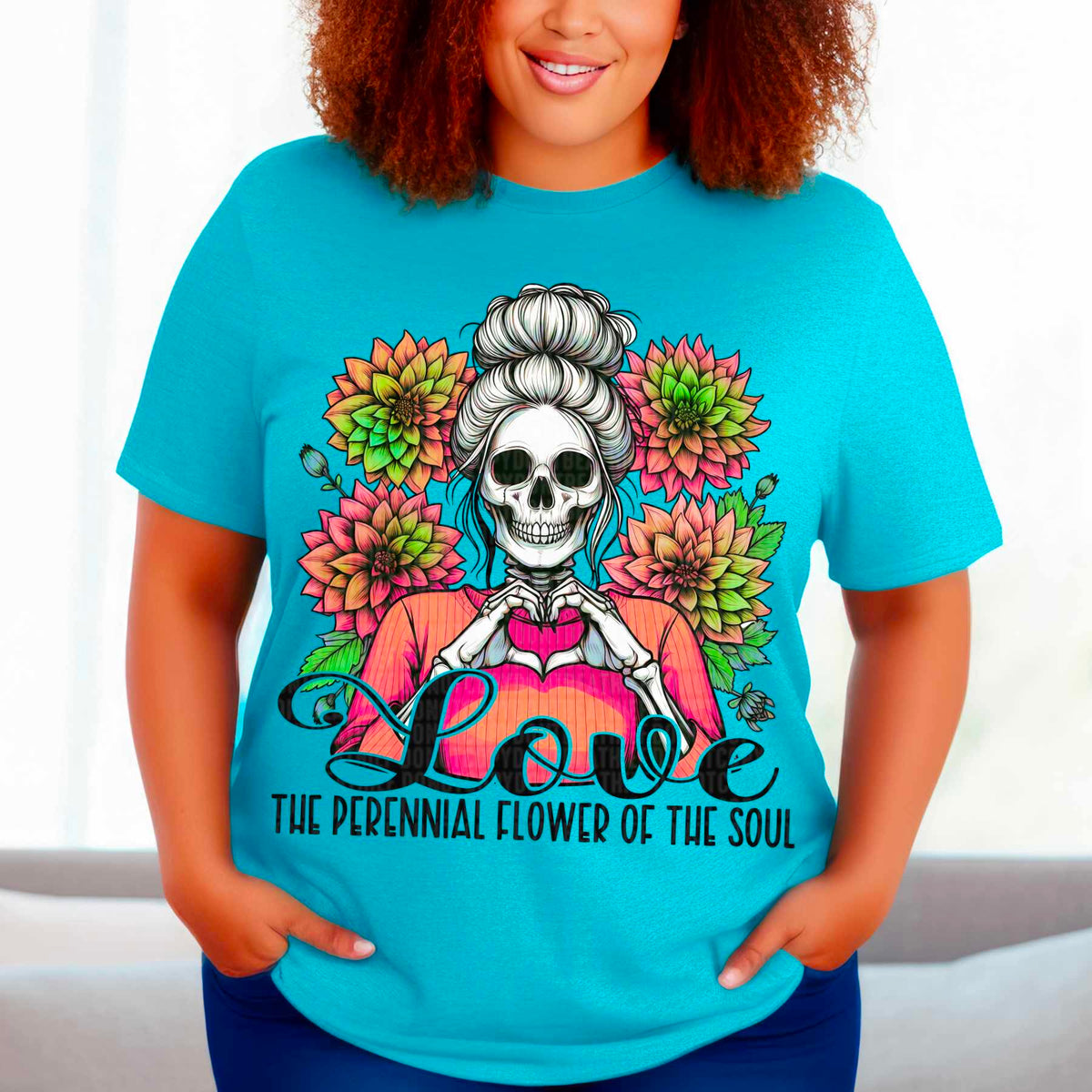 Love the perennial flower of the soul 32090 DTF transfer