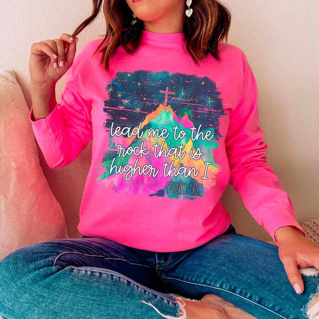 Lead me to the rock that is higher than I 32119 DTF transfer