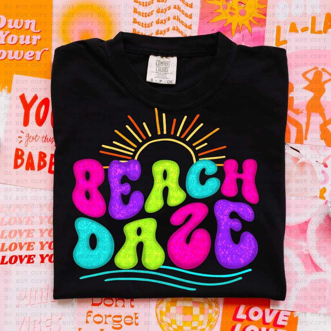 Beach daze neon (ECHT) 32177 DTF transfer