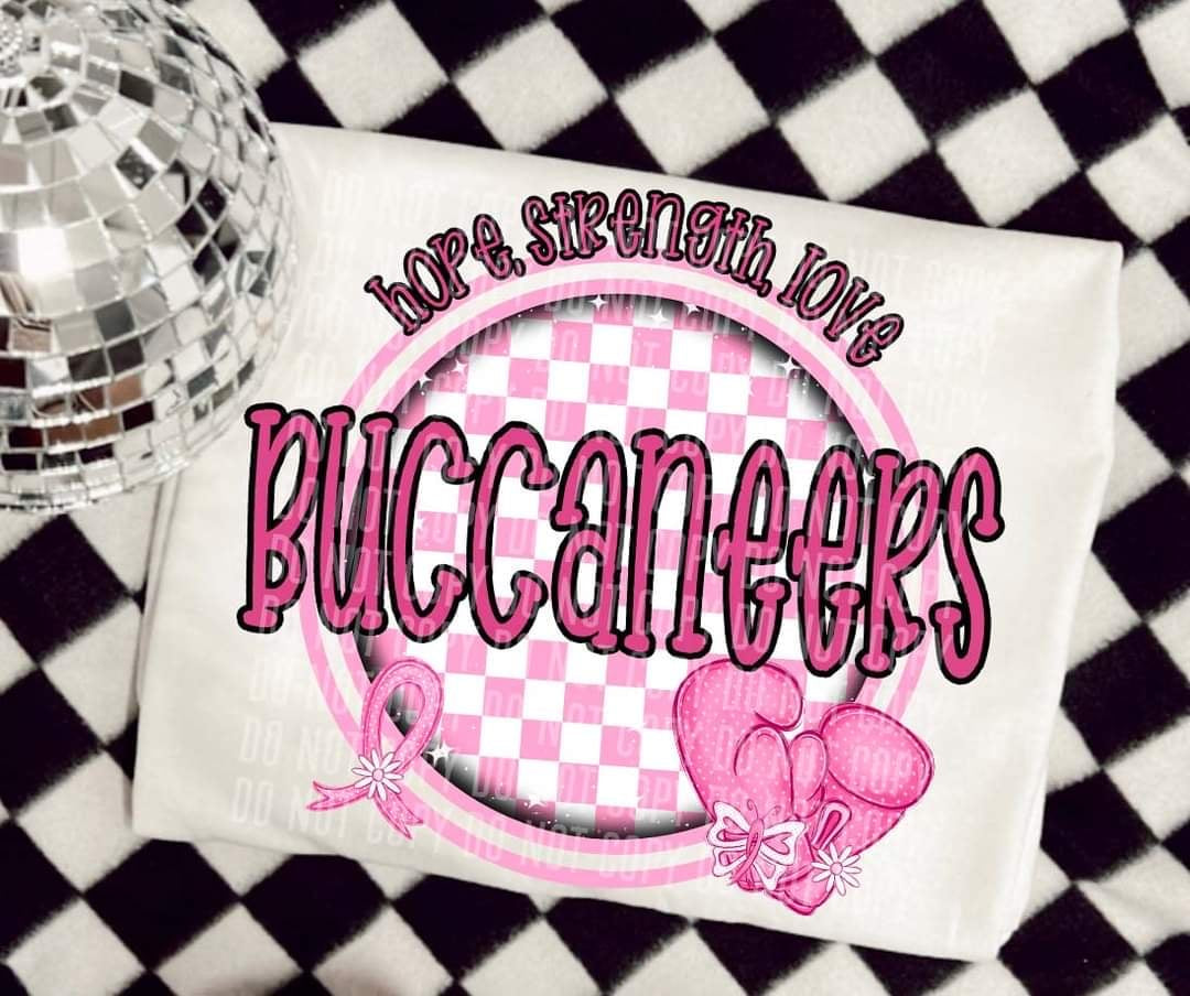 Hope, strength, love buccaneers (CC) 44754 DTF transfer