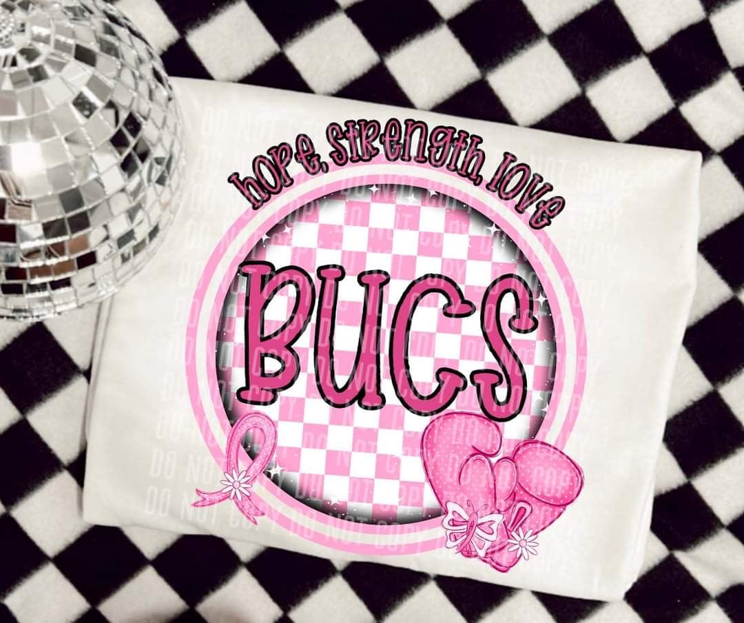Hope, strength, love bucs (CC) 44753 DTF transfer