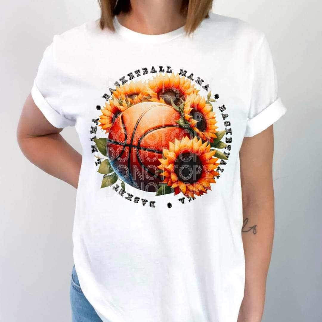 Basketball mama sunflowers 23001 DTF transfer