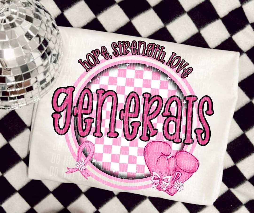 Hope, strength, love generals (CC) 44731 DTF transfer
