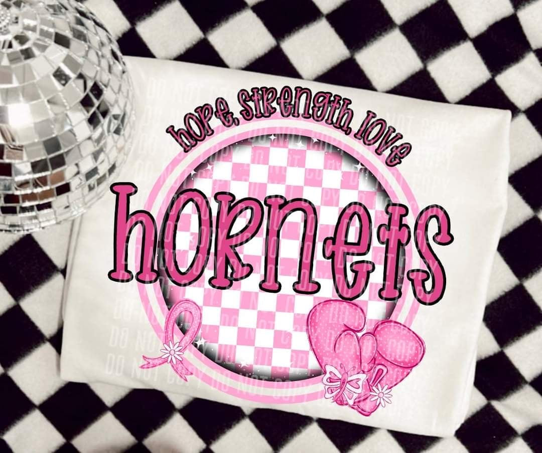 Hope, strength, love hornets (CC) 44723 DTF transfer