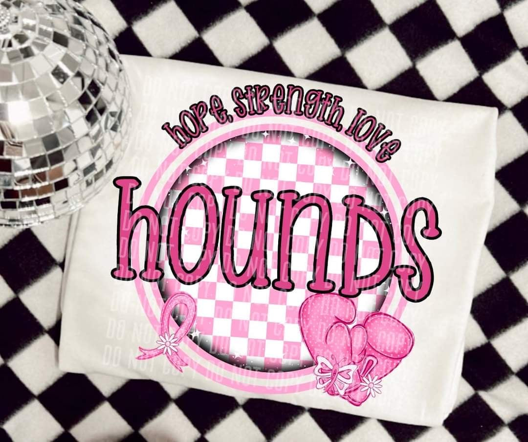 Hope, strength, love hounds (CC) 44722 DTF transfer