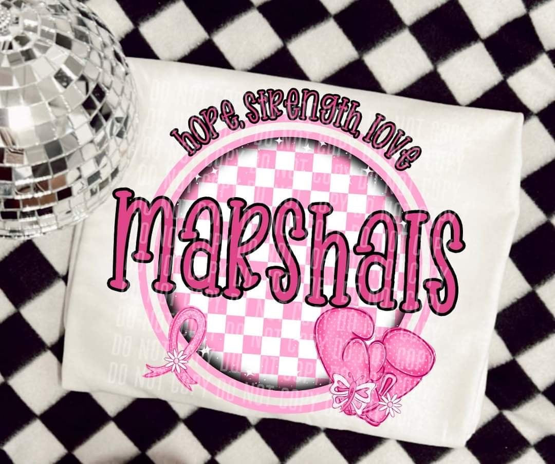 Hope, strength, love marshals (CC) 44710 DTF transfer