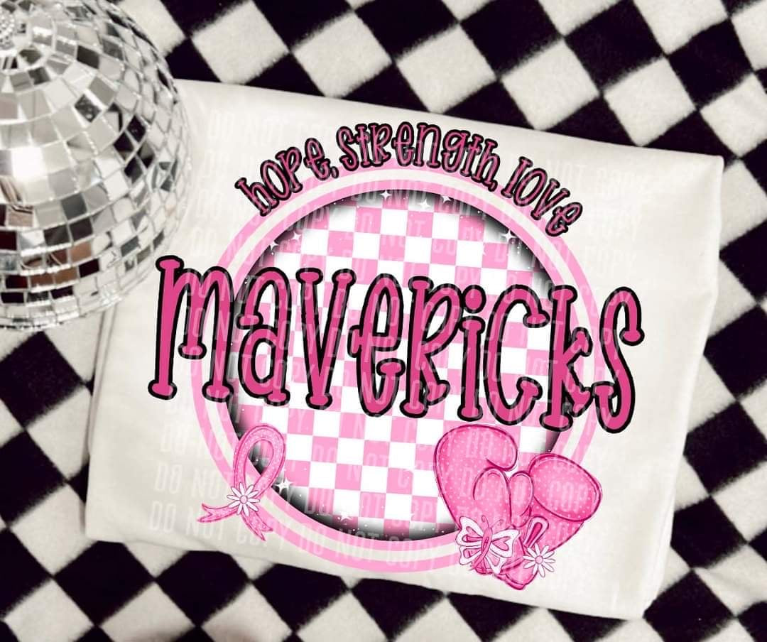 Hope, strength, love mavericks (CC) 44708 DTF transfer