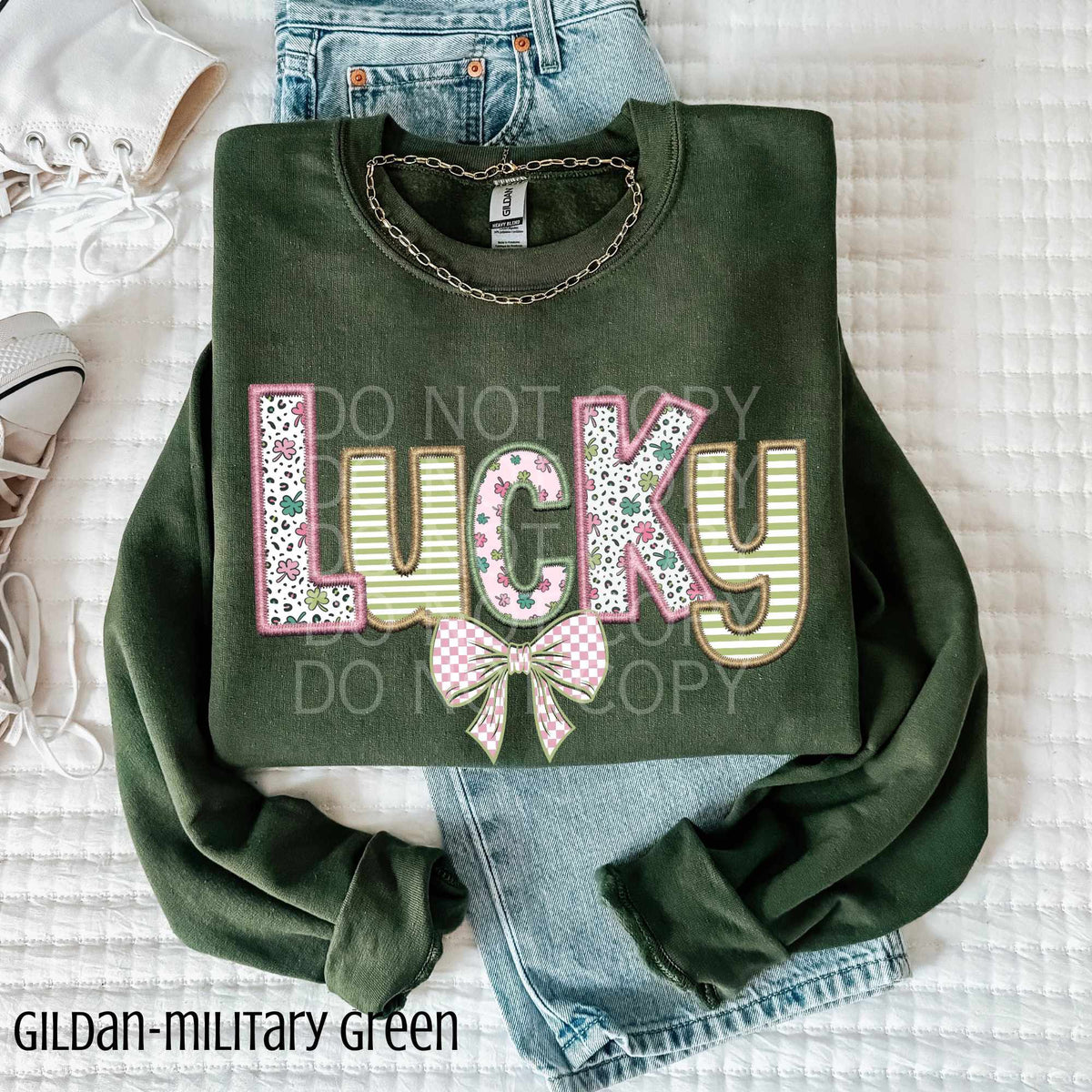 Lucky patterned (CSG) 80710 DTF transfer