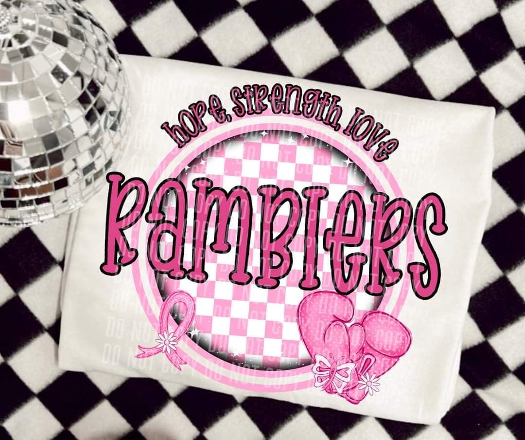Hope, strength, love ramblers (CC) 44696 DTF transfer