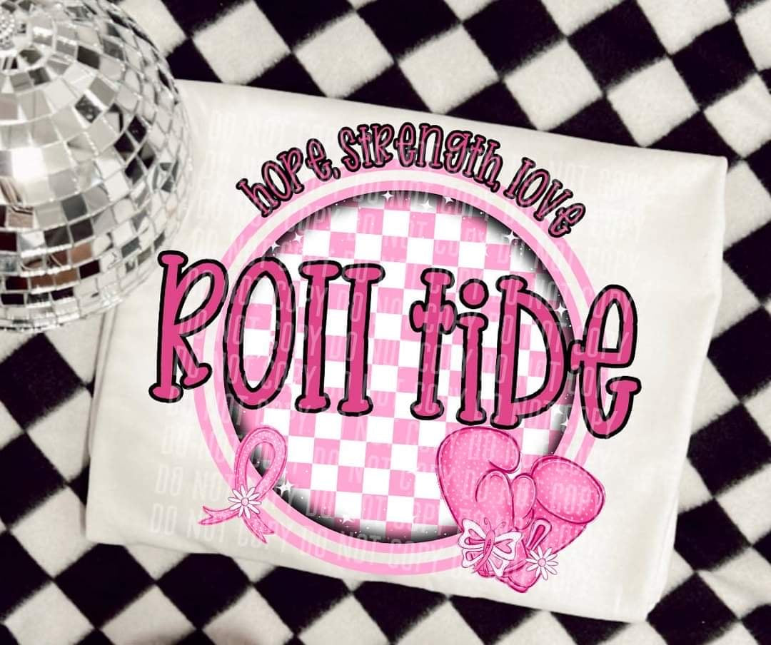 Hope, strength, love roll tide (CC) 44690  DTF transfer