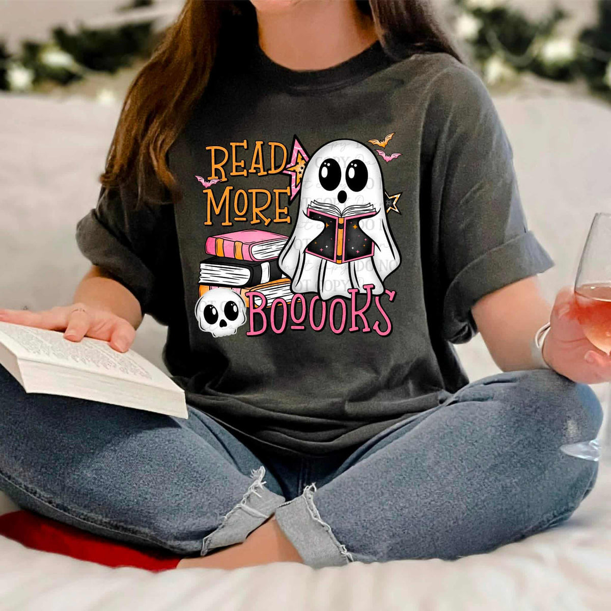 Read more books ghost (ABD) DTF transfer