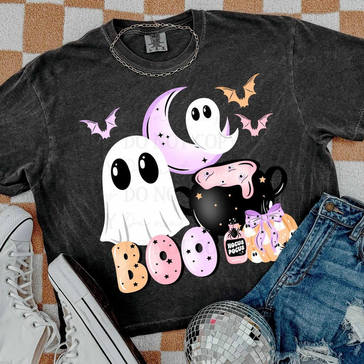 Boo Pastels (ABD) DTF transfer