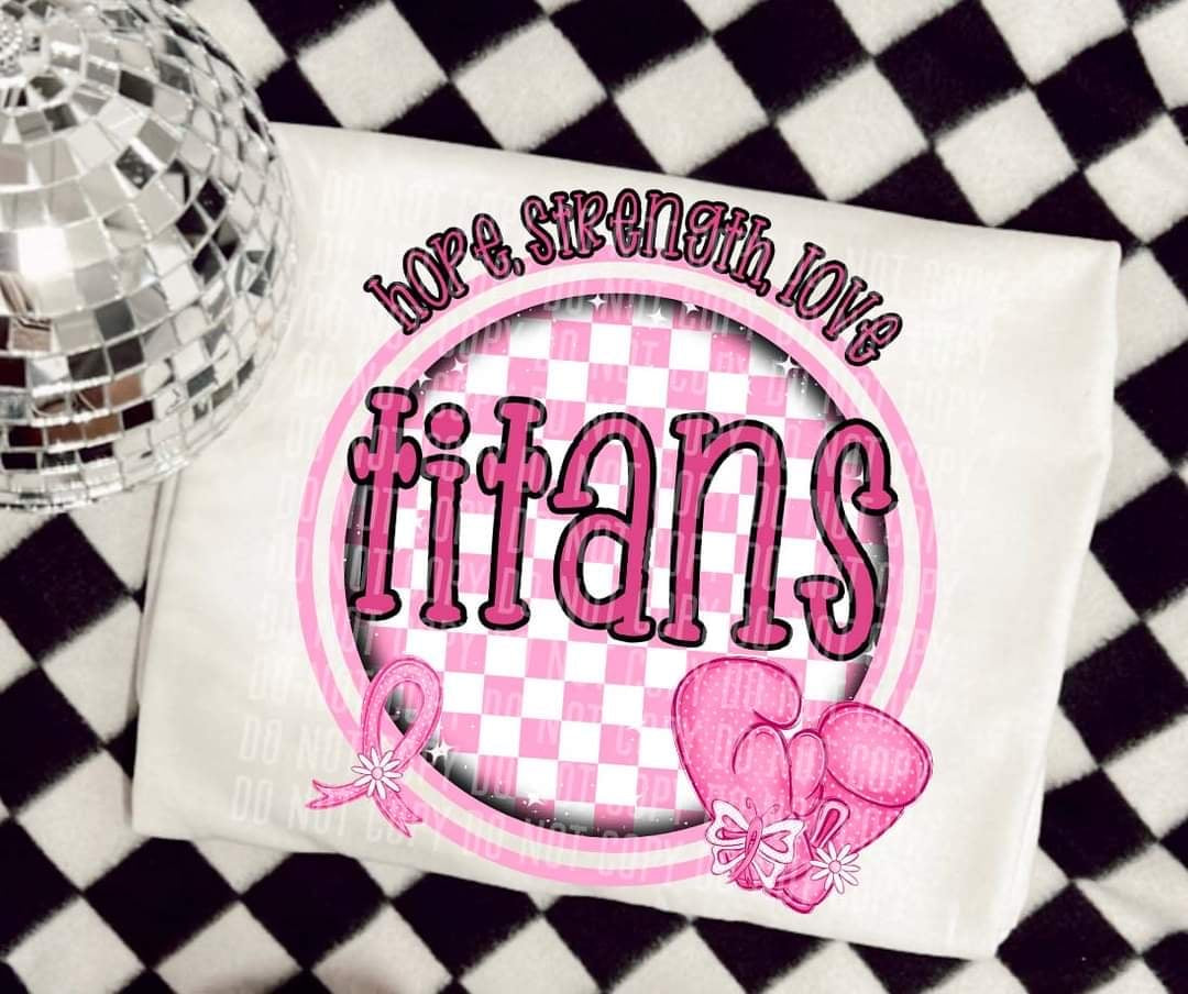 Hope, strength, love titans (CC) 44681 DTF transfer