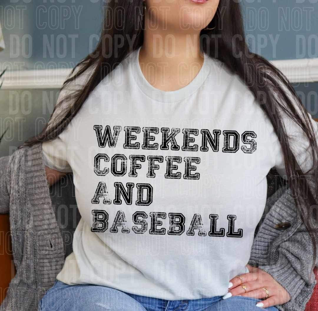 Weekend coffee and baseball (SBB) 23060 DTF transfer