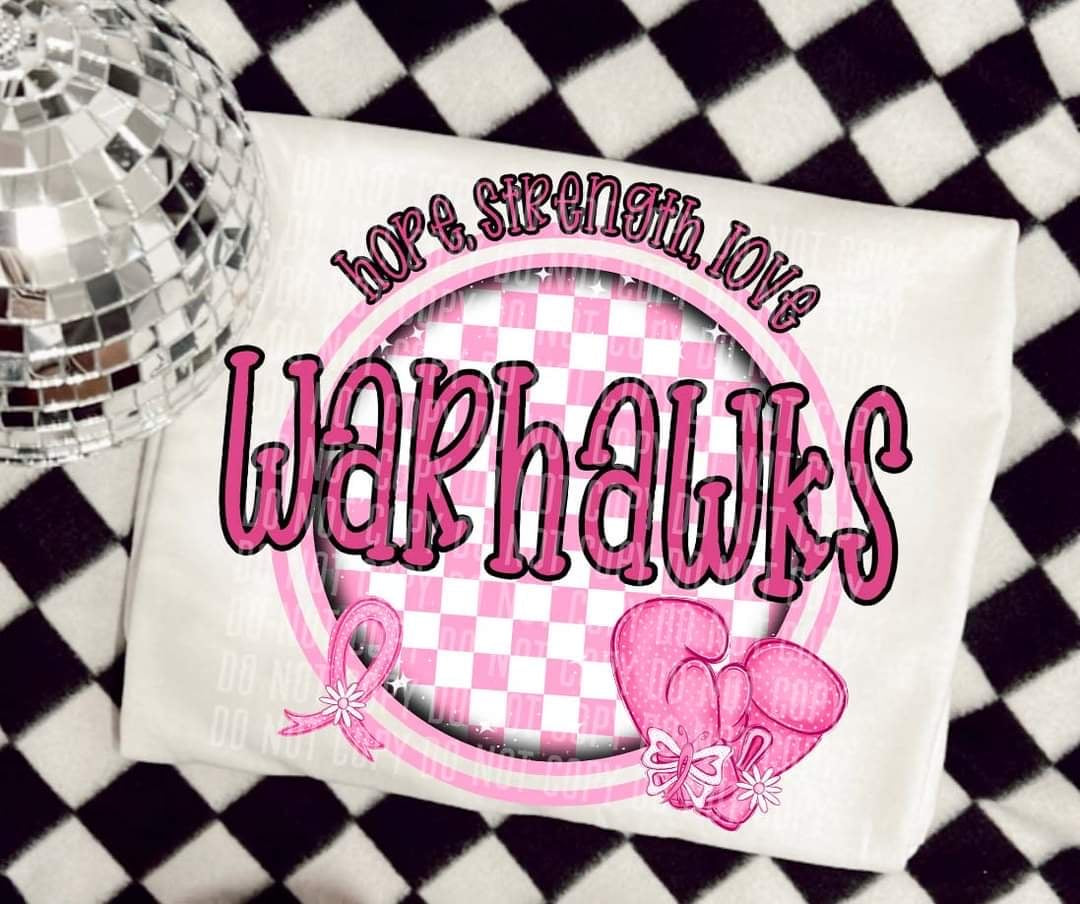 Hope, strength, love warhawks (CC) 44676 DTF transfer