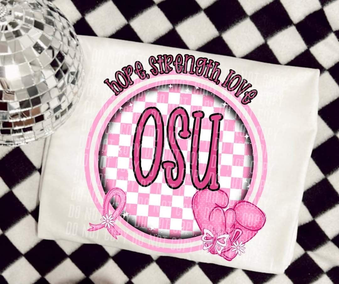 Hope, strength, love osu (CC) 44671 DTF transfer