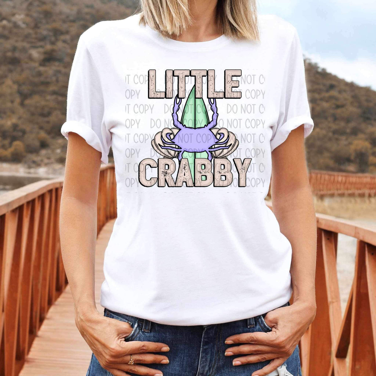 Little crabby purple crab (SWB) 23085 DTF transfer